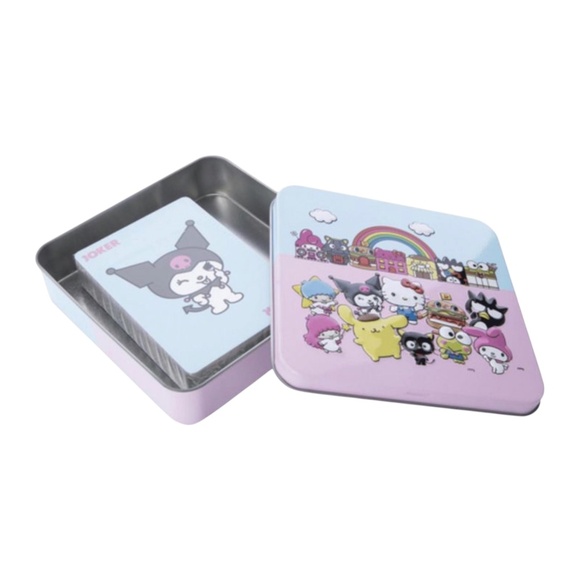 Sanrio Hello Kitty Standard Playing Card Decks with Storage Tin - Picture 3 of 4